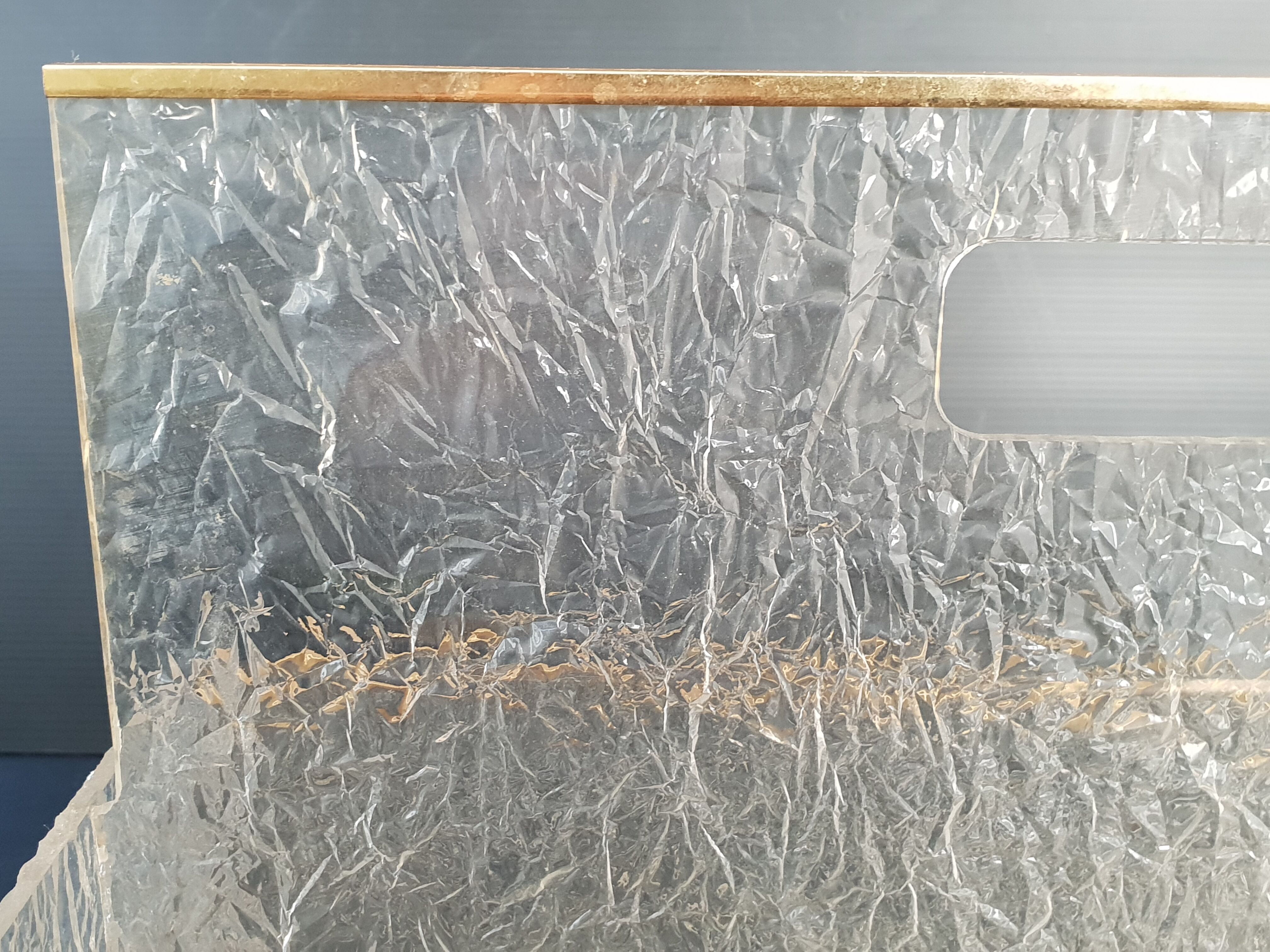 Vintage brass magazine holders 1960