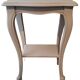 Console in gray painted wood with a lower tray 1920