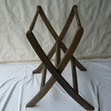 Folding and removable teak garden table