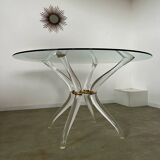 Venice model round dining table from Madelia by Paris Altuglas foot