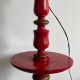Wooden floor lamp base from the 60s