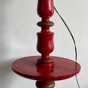 Pied de lampadaire en bois des années 60