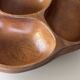 Teak wood aperitif platter