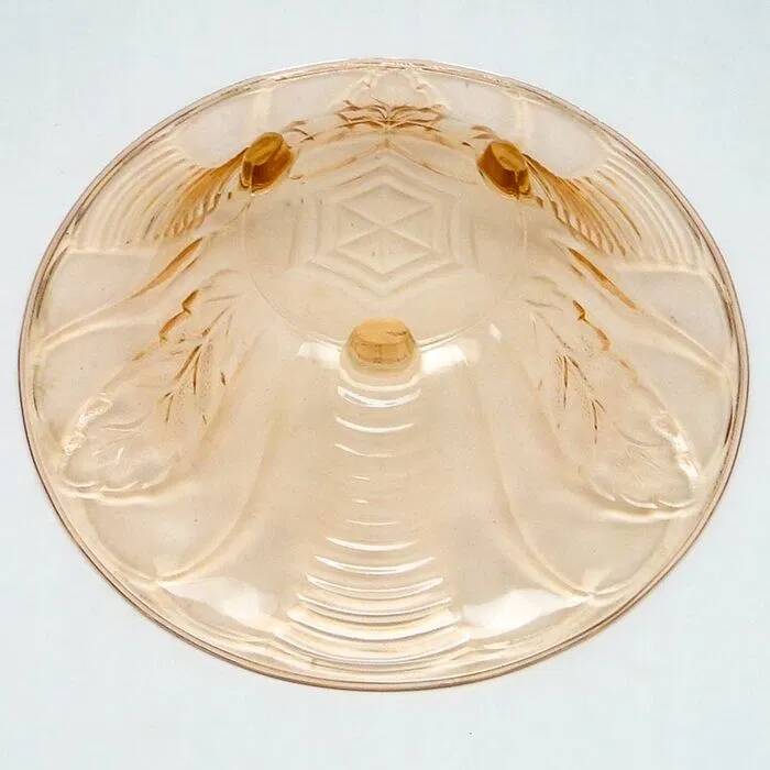 F6J Huta B. Morawski art deco pedestal bowl