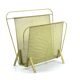 Compact yellow Mathieu Mategot 1960s magazine rack for Artimeta