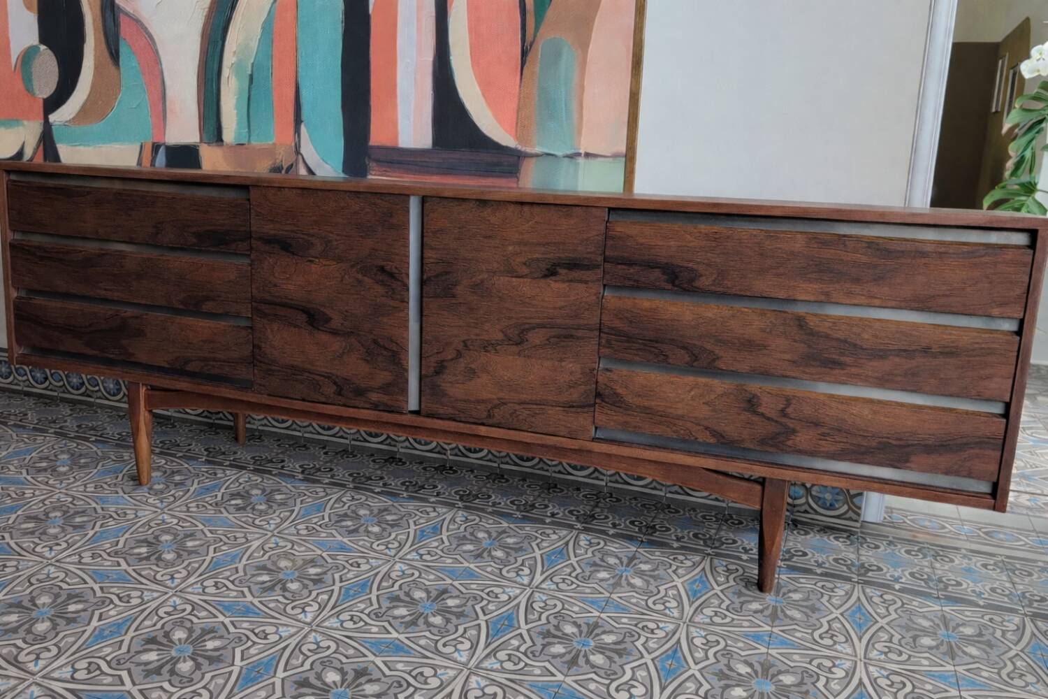 Enfilade palissandre style scandinave