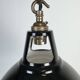 Vintage Industrial Black Painted Pendant Lamp