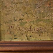 Tableau paysage italien signé M. Gheduzzi des années 40