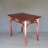 Thonet side table no. 222 with palmettes, circa 1910