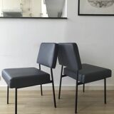Paire de fauteuils hollandais années 60 - vintage design