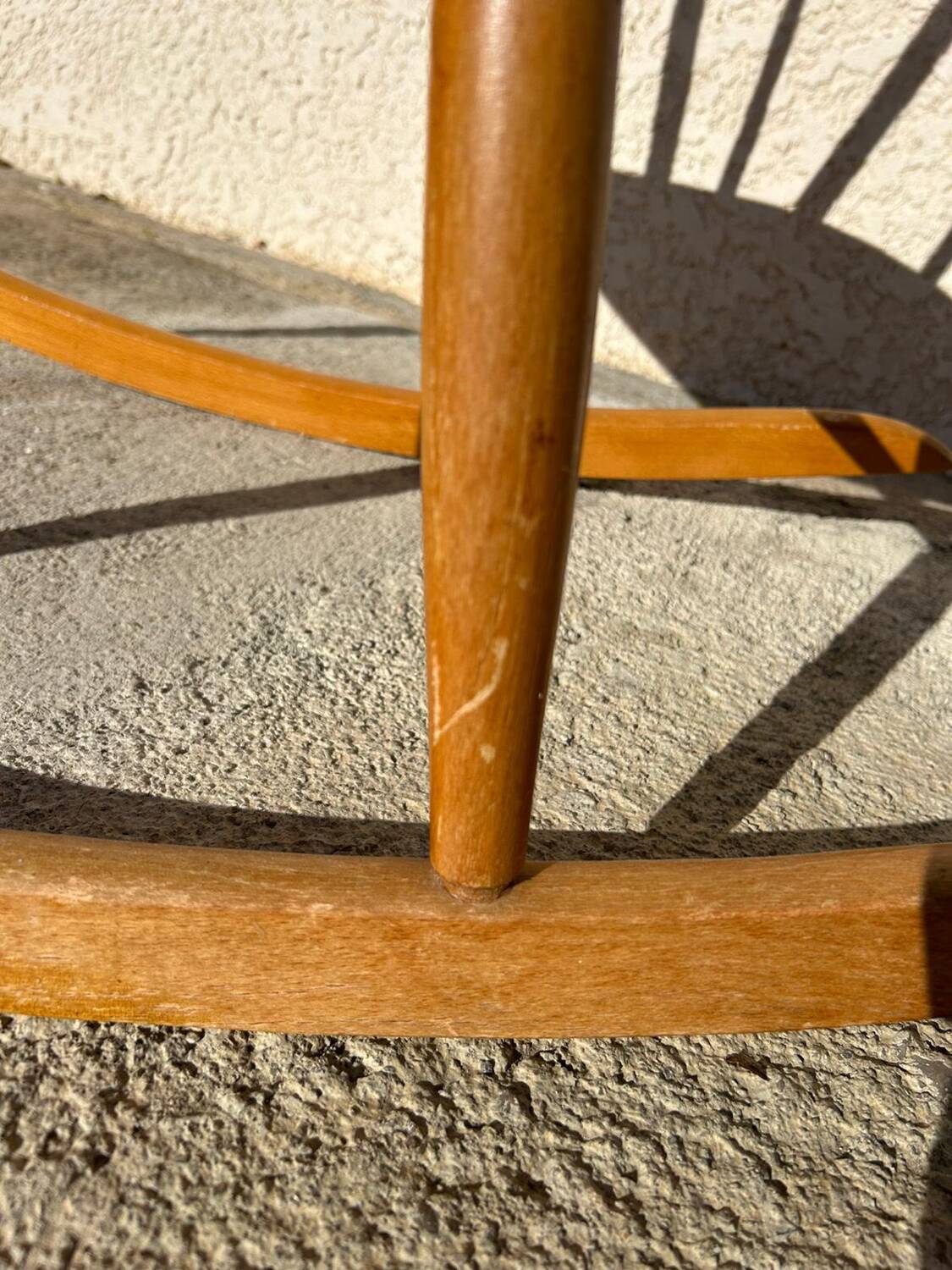 Chaise à bascule vintage