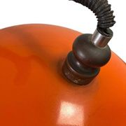 Vintage orange UFO chandelier / pendant light from the 70s