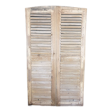 Double louvered shutter