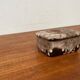 West German pottery box, fat lava WGP from the mid-century with lid, 1960s.
