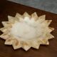 Sunburst vide poche in hand-carved alabaster, 1960s