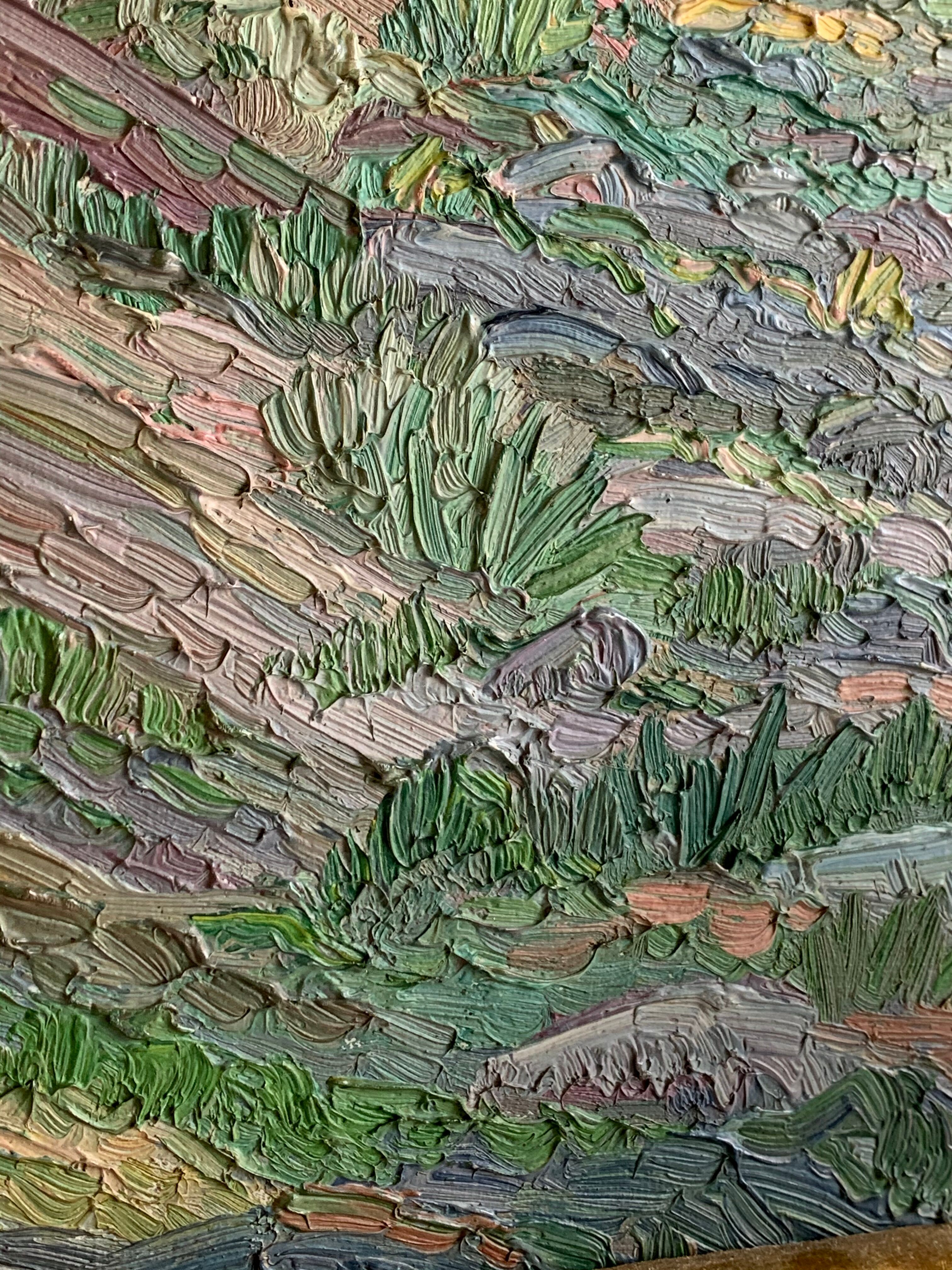 Peinture à l’huile de paysage 1920