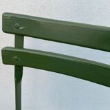 Chaise pliante à lattes