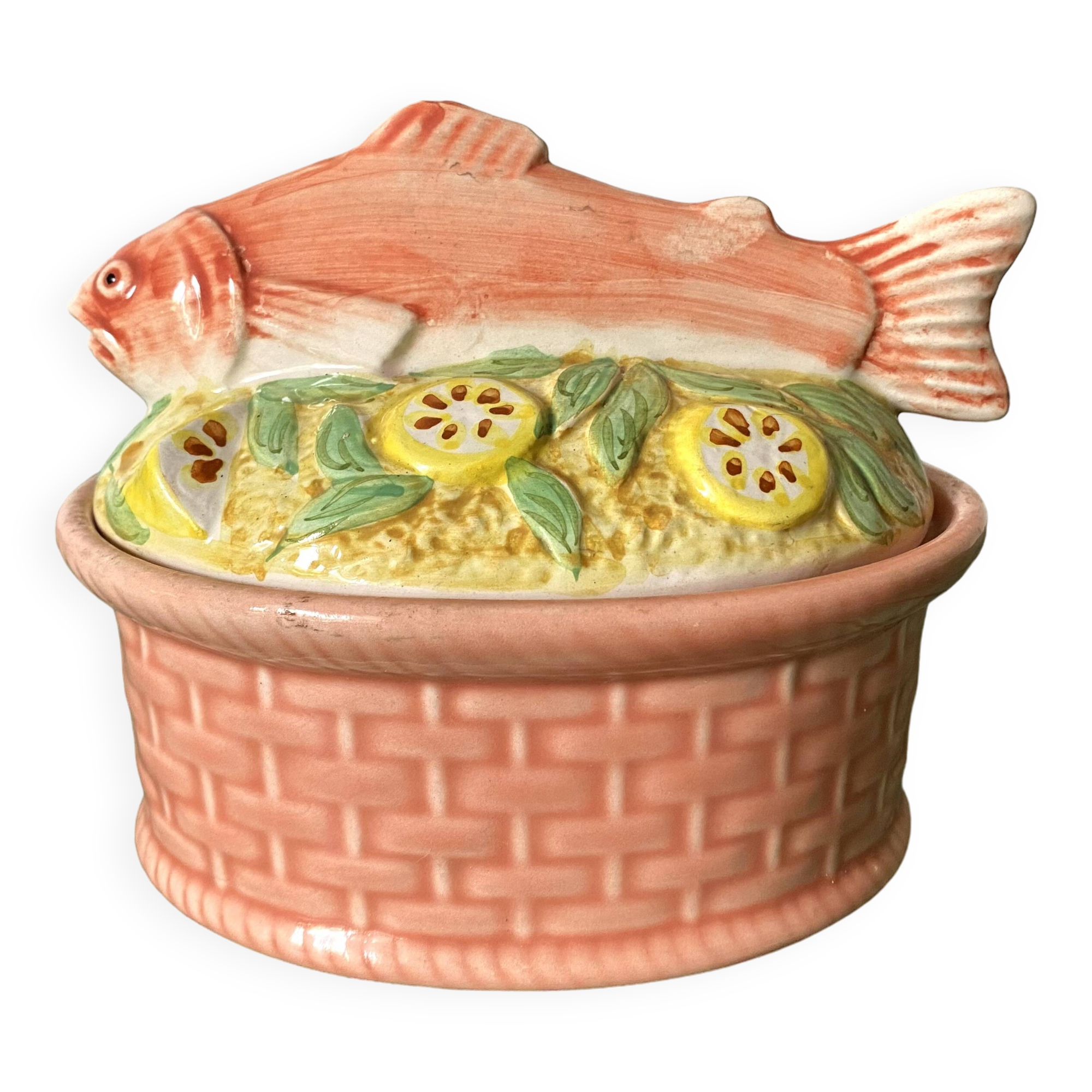 Salmon terrine with slip of Portugal