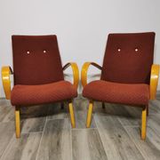 Paire de fauteuils by Jaroslav Smidek