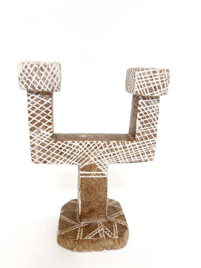 Bougeoir marocain pierre– artisanal, circa 1970