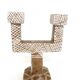 Moroccan stone candle holder – handcrafted, circa 1970