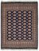 Tapis Oushak en laine noué à la main en Turquie 157 cm x 198 cm