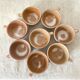 Tasses à café en grès
