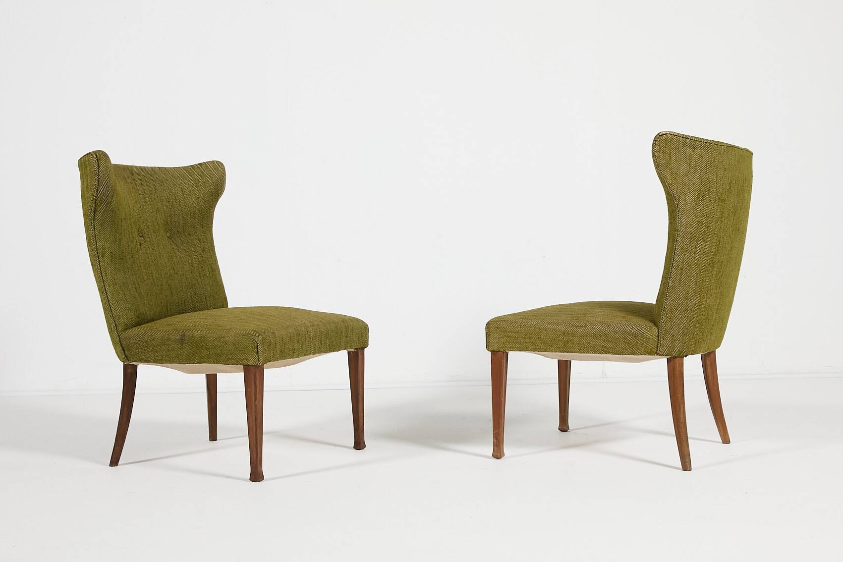 1960’s Italian Mid-Century Modern pair of chairs