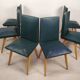 Vintage blue green chairs