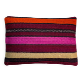 Vintage turkish kilim cushion cover, 30 x 50 cm