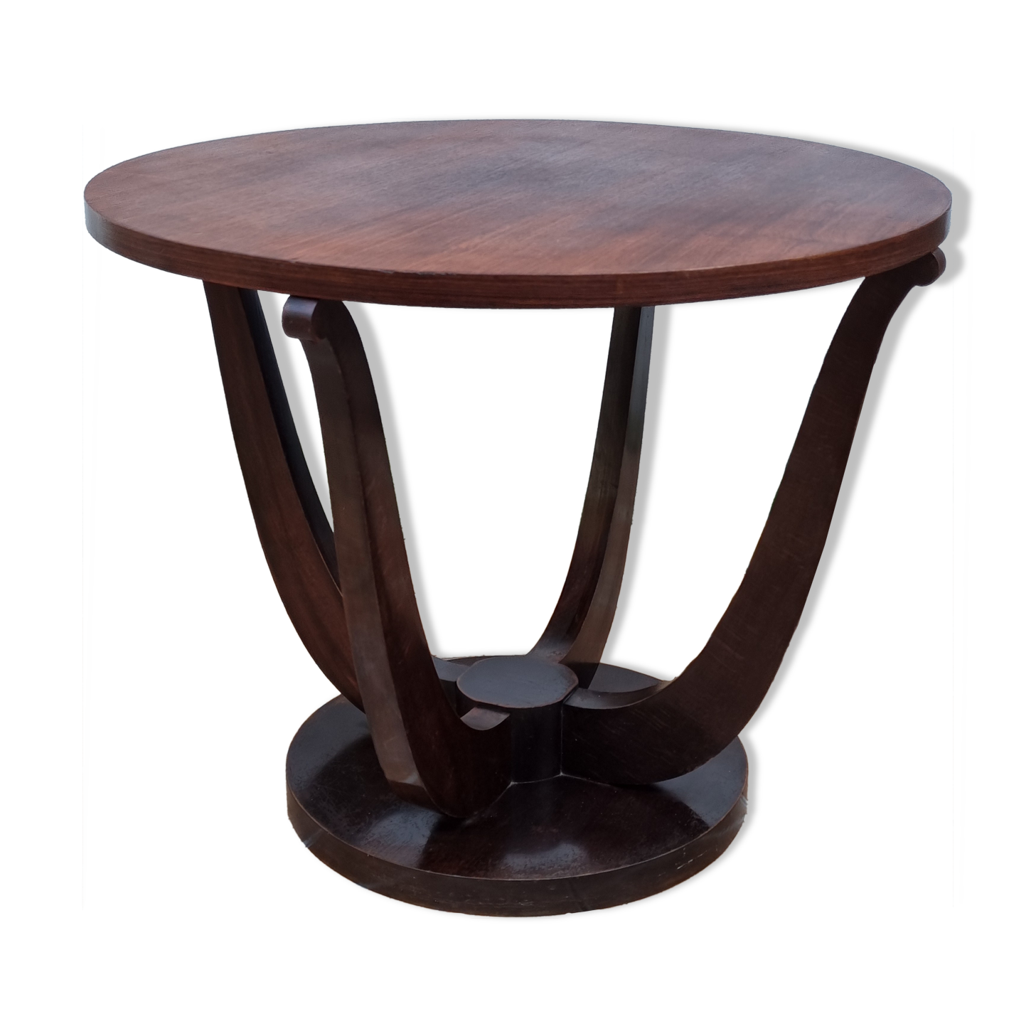 Art Deco pedestal table, 70 cm