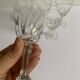 6 crystal wine glasses