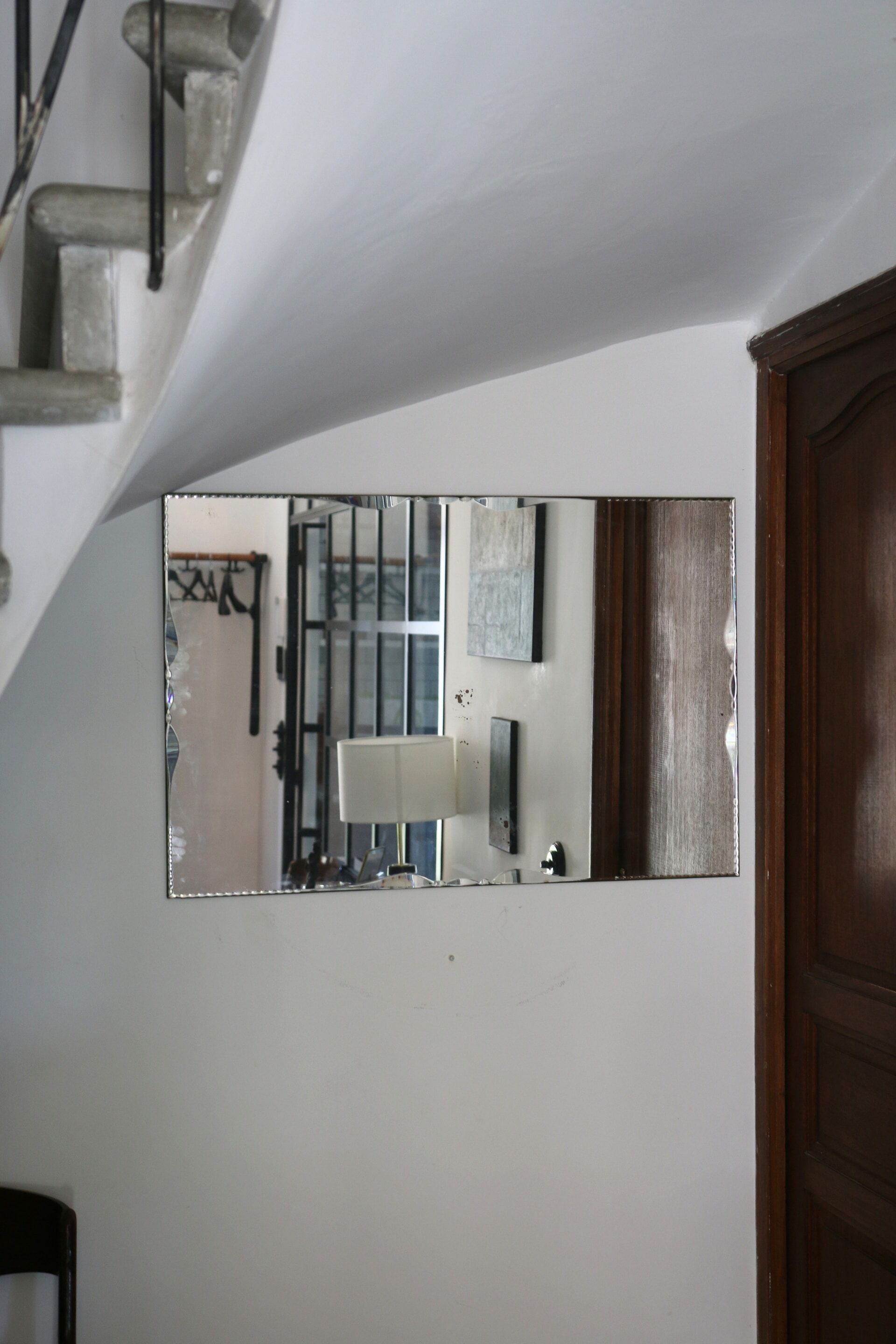 Miroir biseauté, années 50