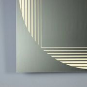 Vintage mirror FontanaArte Brama design Gianni Celada Italy 1970s