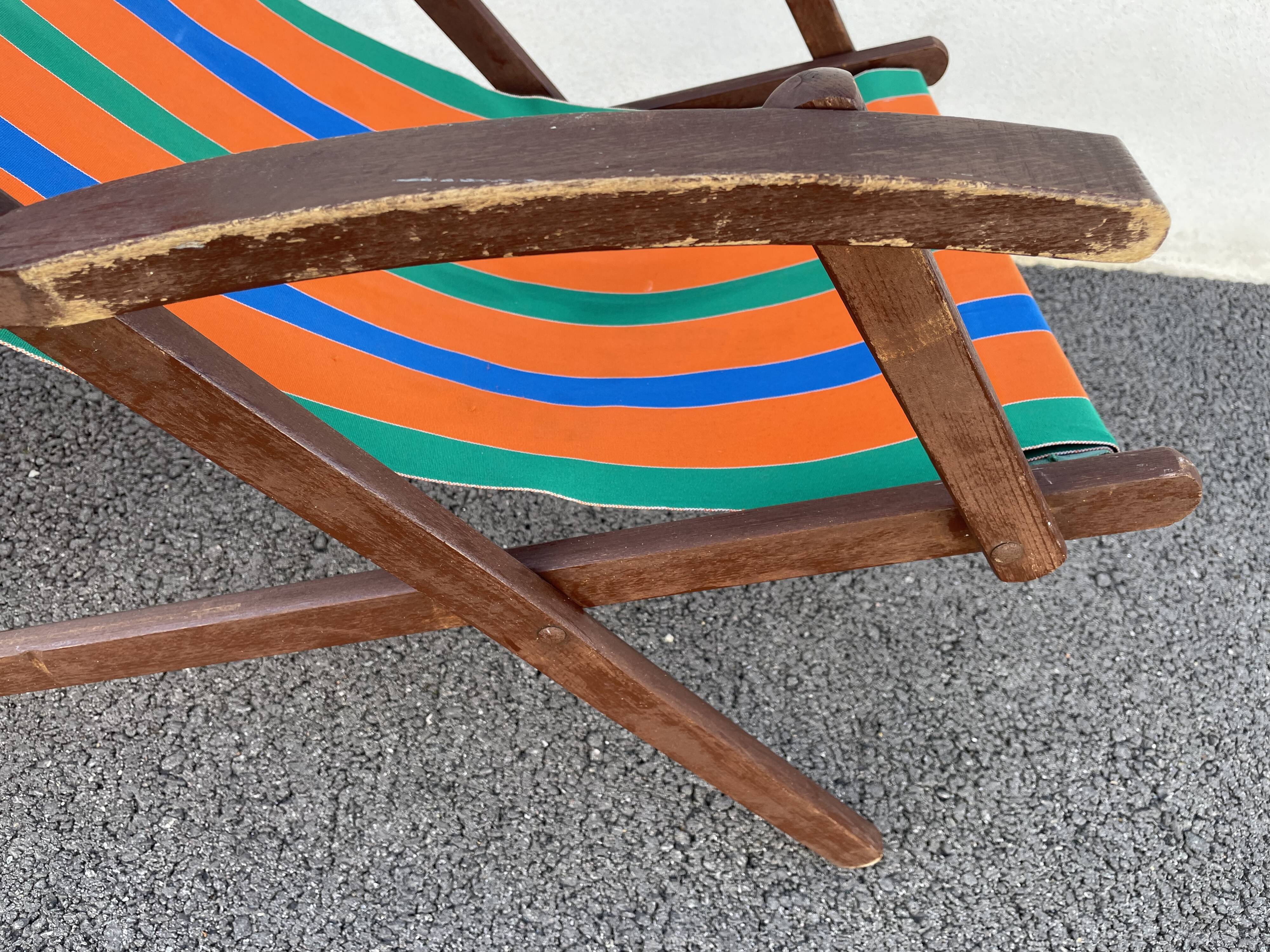 Chilean vintage deckchair