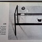 Fauteuil et table basse ou d'appoint, Gebr. Jonkers, années 50/60