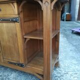 Asymetric art nouveau buffet