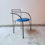 6 chaises collection "Lune d'Argent", Pascal Mourgue, design 1985
