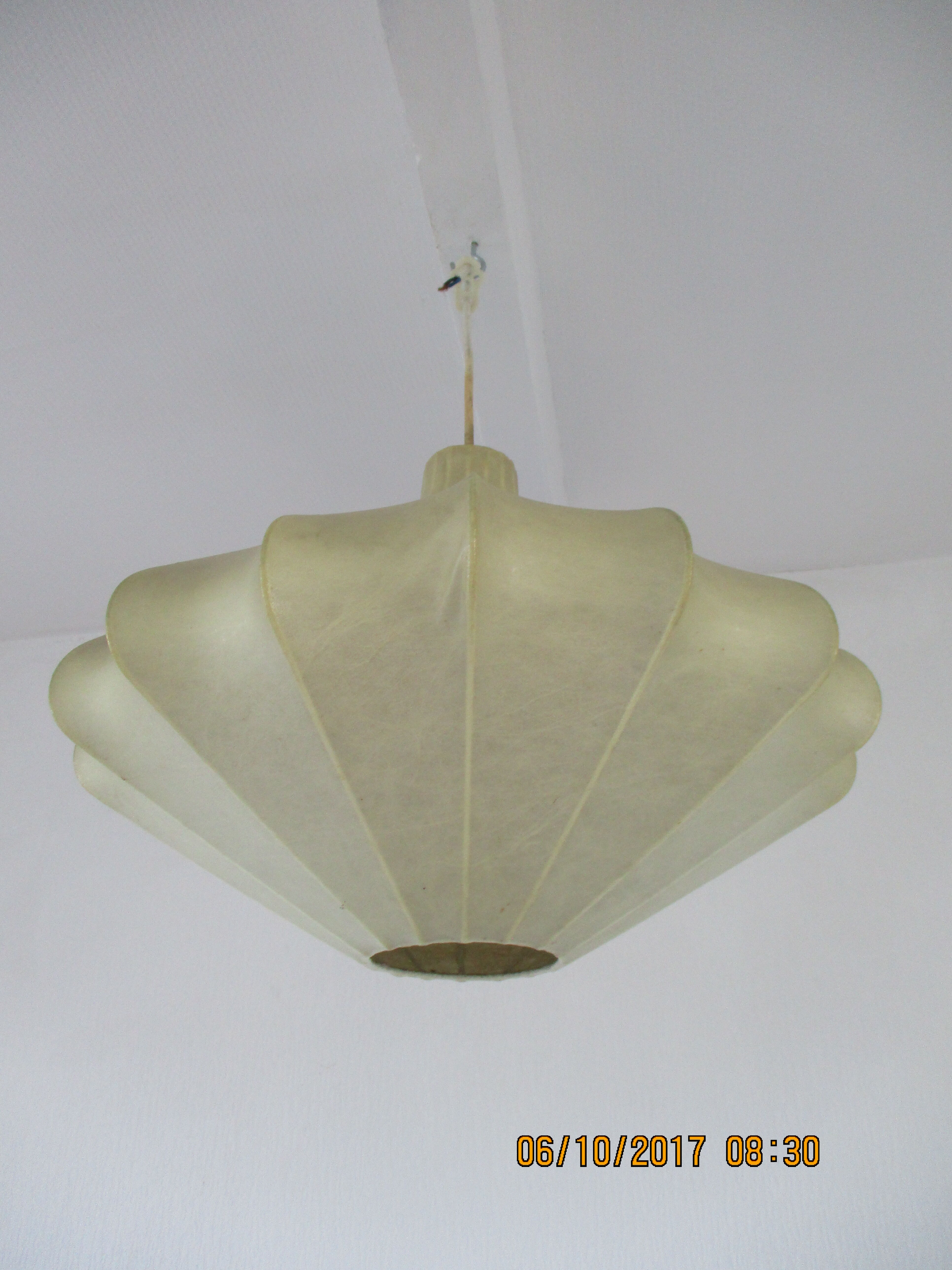 Pendant lamp Cocoon design Goldkant Leuchten 60s - 70s