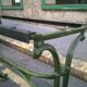 Marble and metal bistro table