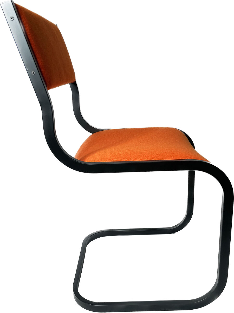 2 retro chairs with sled legs - vintage