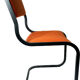 2 retro chairs with sled legs - vintage