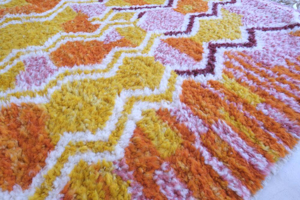 Modern Moroccan Boujad Rug - 271 x 210 cm