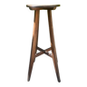 High wooden stool