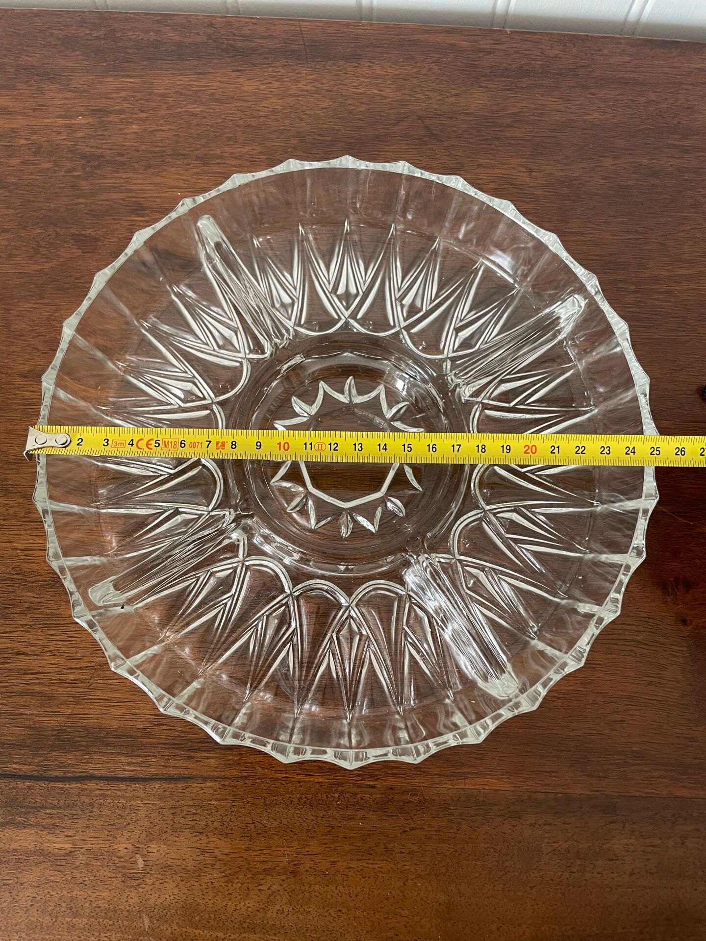 Glass dish made in France