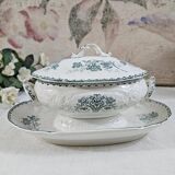 Small iron clay soup tureen