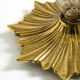 1960s Space Age Star Design Wall or Ceiling Lamps in Bronze