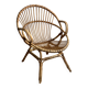 Vintage rattan armchair