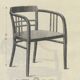 Secession Armchairs No. 6093 by Otto Wagner for Thonet