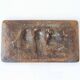 Max Le Verrier Art Deco Bronze Vide-Poche, Three Wise Monkeys, 1930s